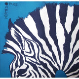 Hermes 2017 Blue Zebra Pegasus Twill Gavroche 42cm