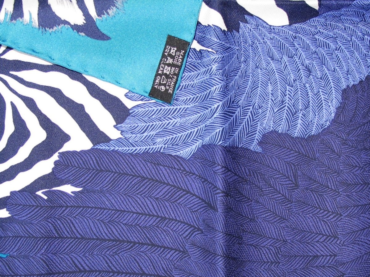 Hermes Zebra Pegasus Metamorphose des Objets Twill Gavroche 42cm