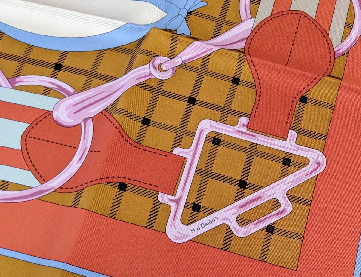 Hermes 2015 Special Issue Saut au Grand Palais TATERSALE Twill 90, Limited in Box! - poupishop