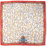 Hermes 2015 Special Limited Issue SPFA 25Th Anniversary Lettres d'Erevan by Karen Petrossian Twill 90