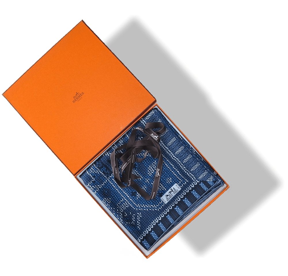 Hermes Au coin du Feu by Dimitri Rybaltchenko Jersey Print Knit Twill 90