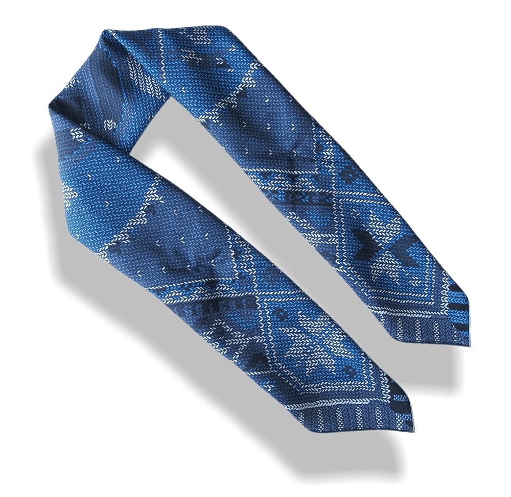 Hermes Au coin du Feu by Dimitri Rybaltchenko Jersey Print Knit Twill 90