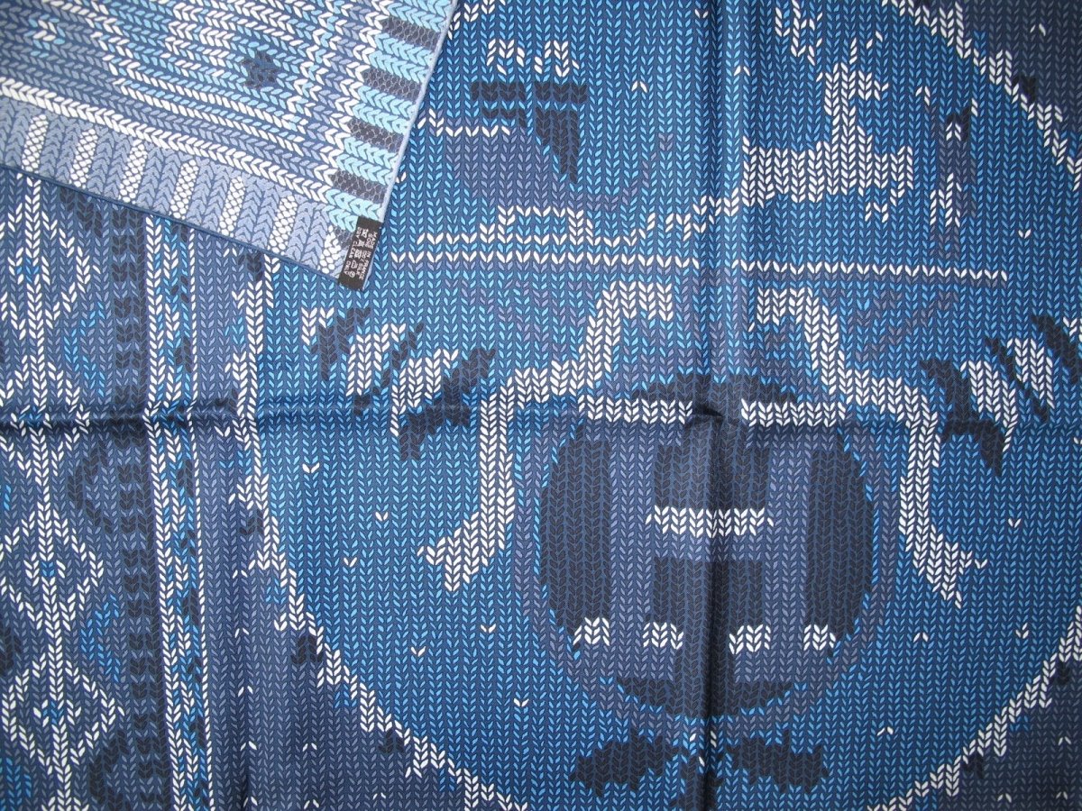 Hermes Au coin du Feu by Dimitri Rybaltchenko Jersey Print Knit Twill 90
