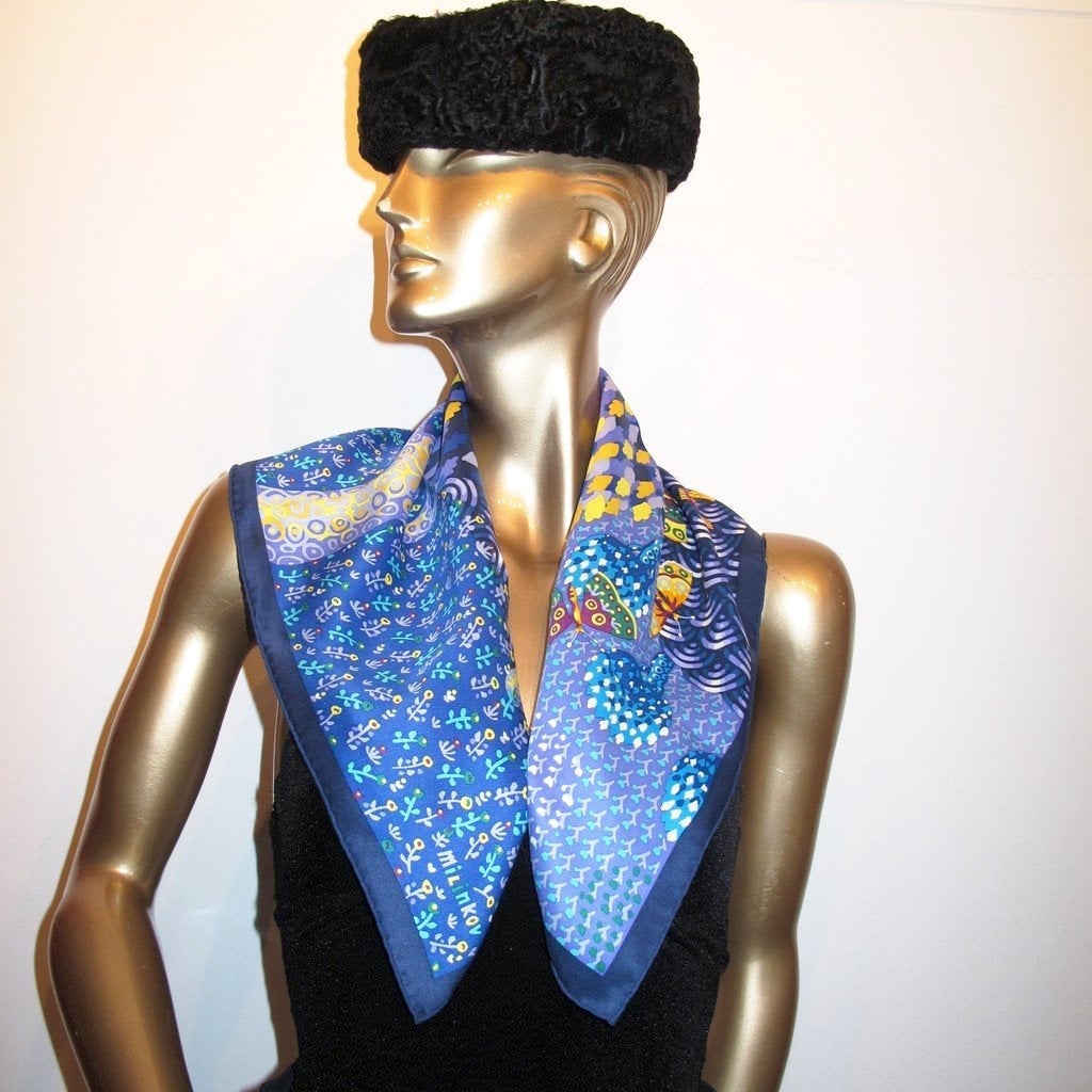 Hermes Les Ailes Pleines de Joie Vintage Silk 70