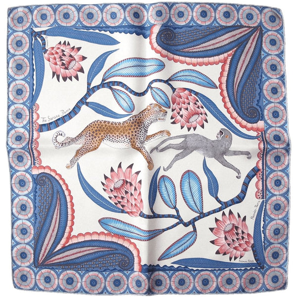 Hermes The Savana Dance Pocket Scarf Gavroche Twill 45