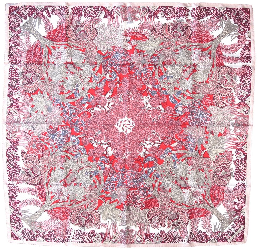 Hermes Maitres de la Foret by Annie Faivre Twill 90