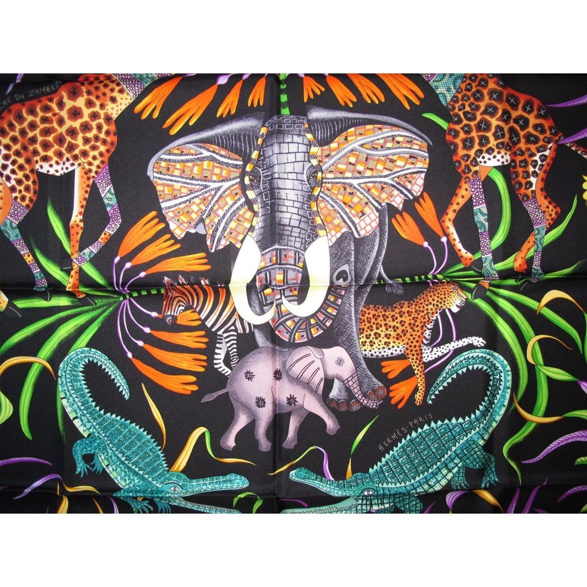 Hermes scarf La Marche du Zambeze 