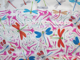 Hermes Dragonflies by Leight P. Cooke Vintage Silk 70