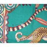 Hermes The Savana Dance by Ardmore Artists Cashmere Shawl 140
