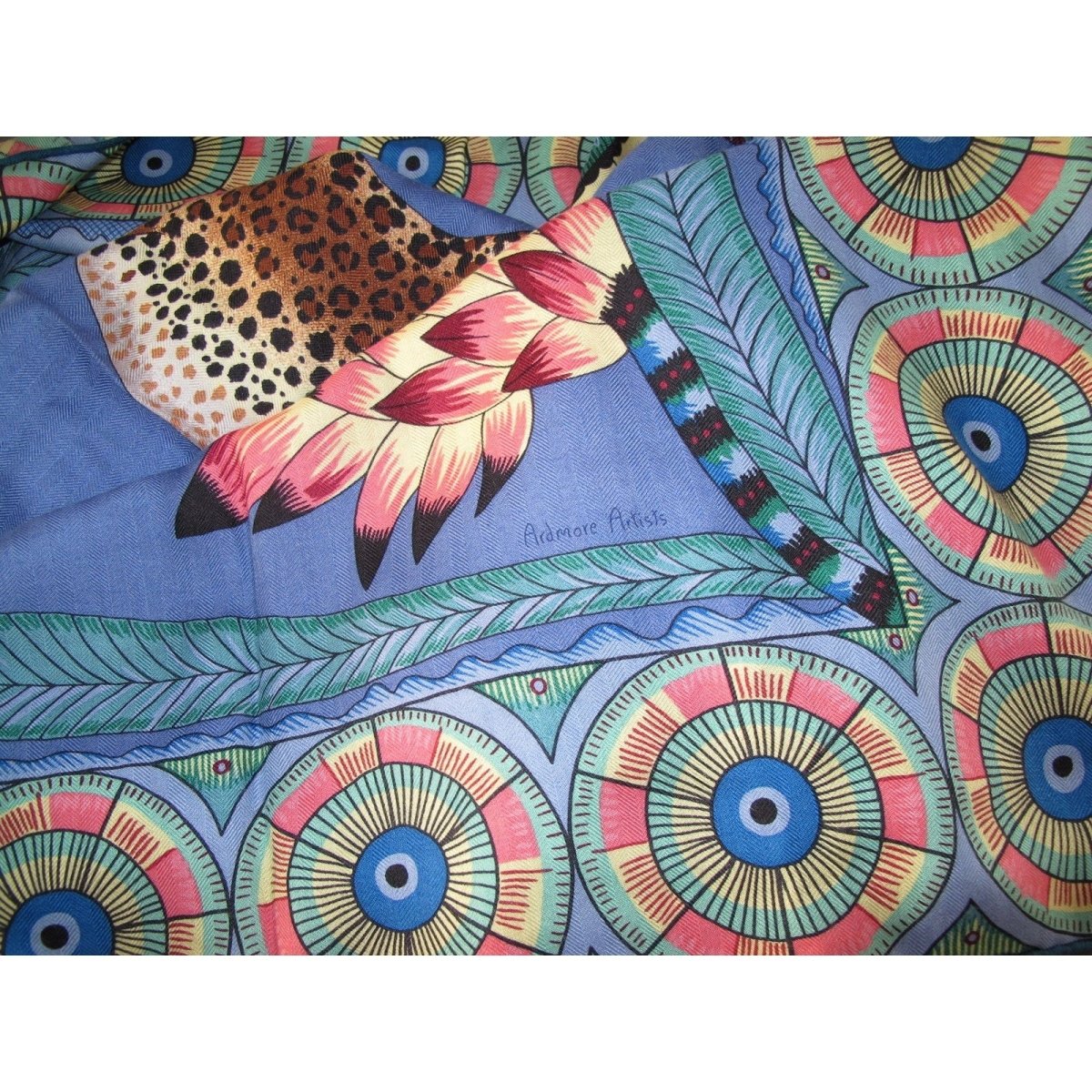 Hermes The Savana Dance Cashmere by Ardmore Artists Shawl 140