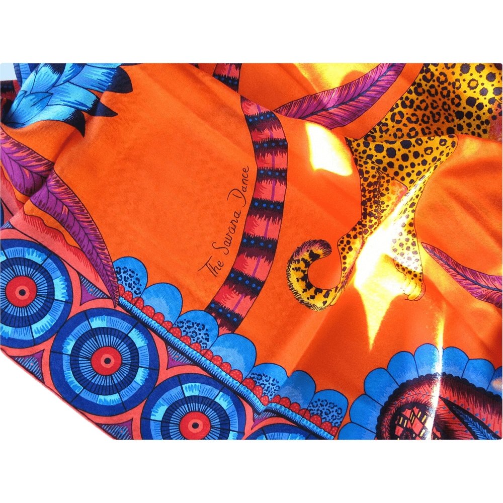 Hermes The Savana Dance Cashmere by Ardmore Artists Shawl 140