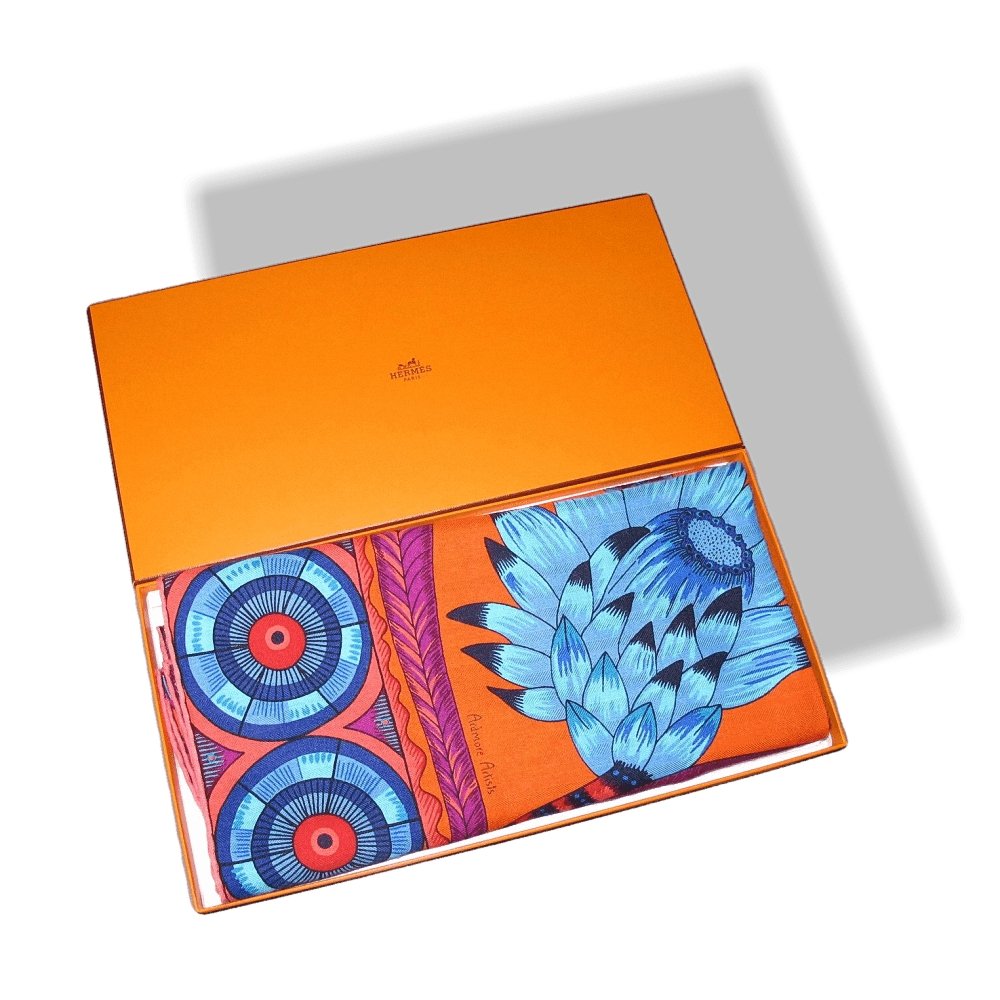 Hermes The Savana Dance Cashmere by Ardmore Artists Shawl 140