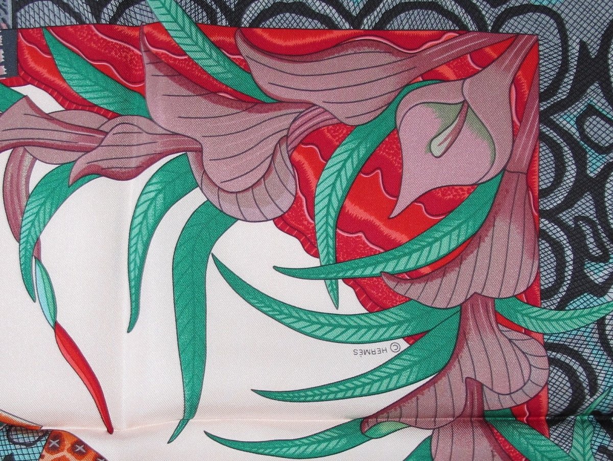 Hermes La Marche du Zambeze by Ardmore Artists Scarf