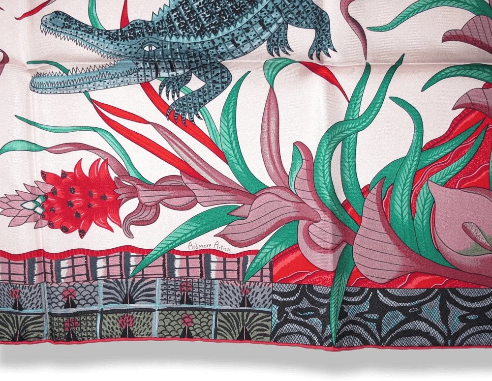 Hermes La Marche du Zambeze by Ardmore Artists Scarf