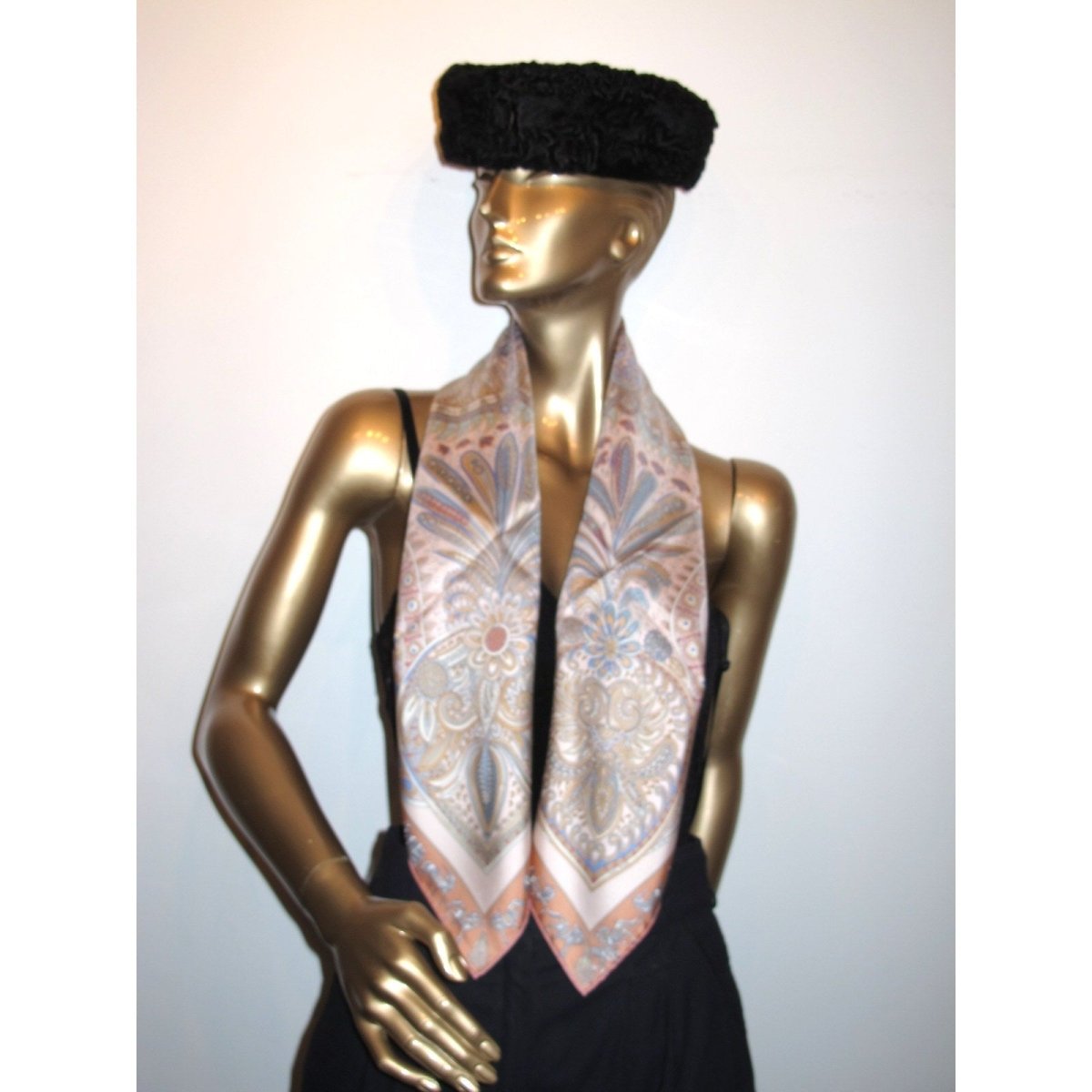Hermes 2017 cw13 Pale Pink Aqua Le Jardin de la Maharani by Annie Faivre, NWT! - poupishop