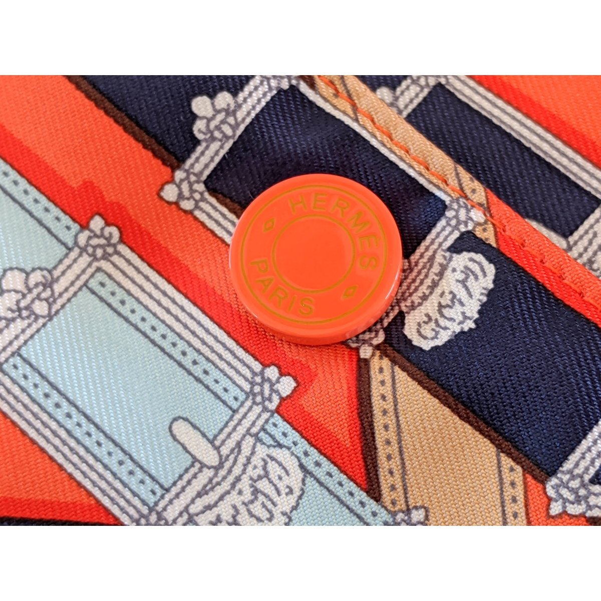 Hermes 2017 Poppy Silk/Fauve Barenia CAVALCADOUR AIRSILK DUFFLE 44 Week-end Bag, BNWT! - poupishop