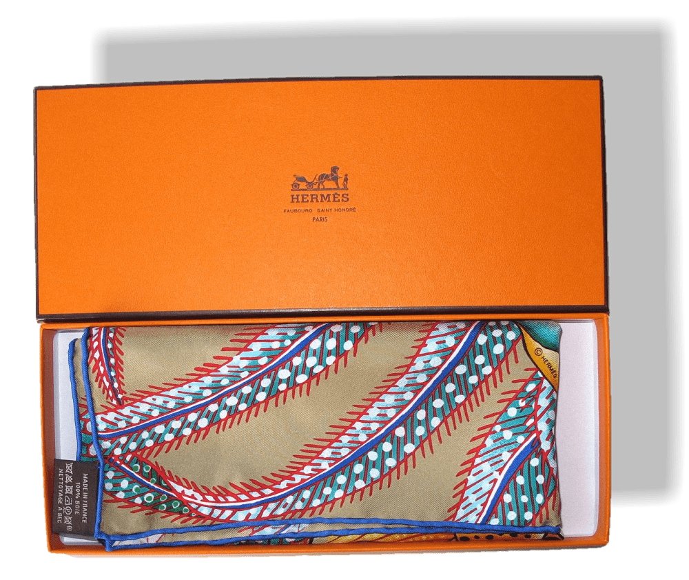 Hermes 2018 Beige Yellow BAOBAB CAT by Ardmore Artists Twill Gavroche 42cm, NIB! - poupishop
