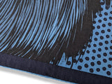 Hermes 2018 Prusse/Navy GRRRRR! by Alice Shirley 70% Cashmere/30% Silk Carre H 100 cm, BNEW!
