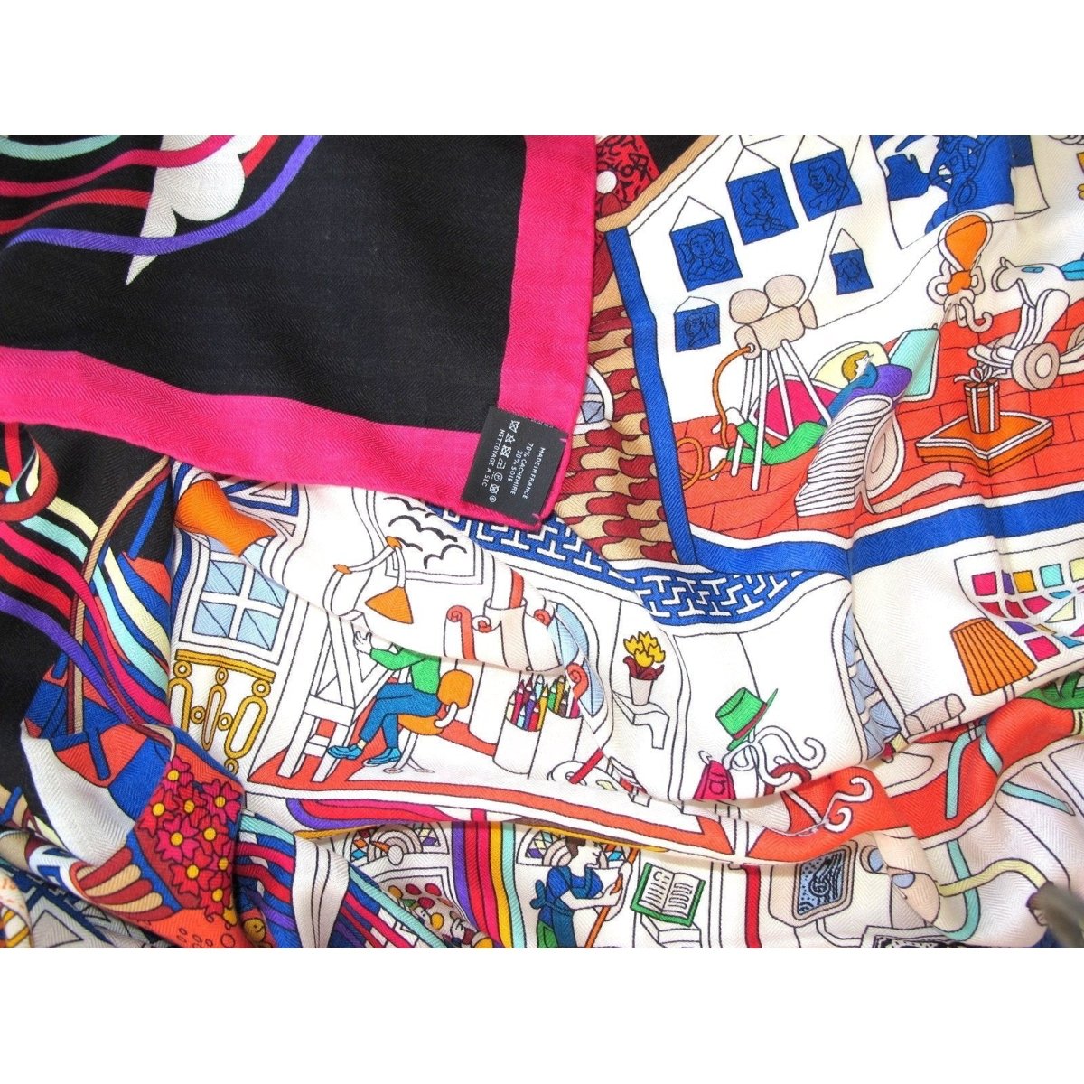 Hermes La Maison des Carres Cashmere Shawl 140
