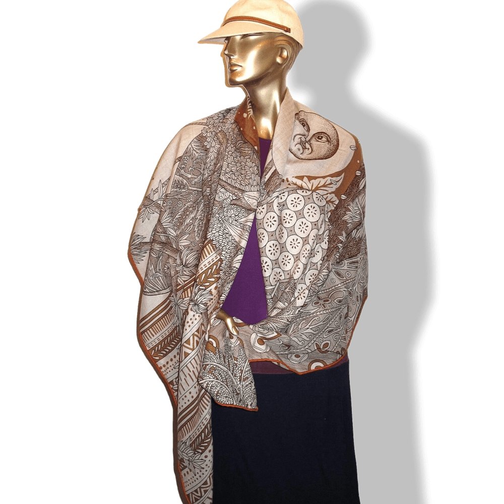 Hermes ACTE III, SCENE I, LA CLAIRIERE by Baribeaud Cashmere Shawl 140