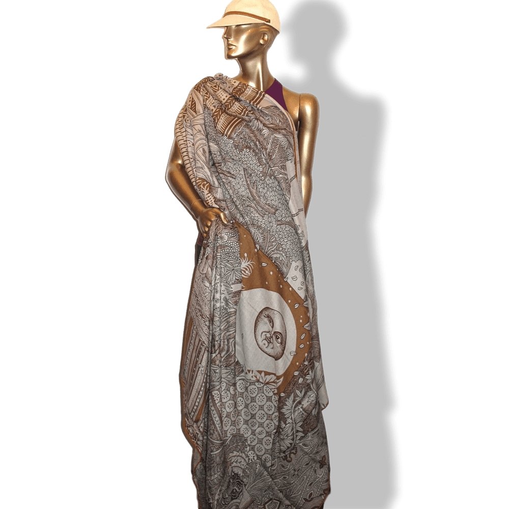 Hermes ACTE III, SCENE I, LA CLAIRIERE by Baribeaud Cashmere Shawl 140