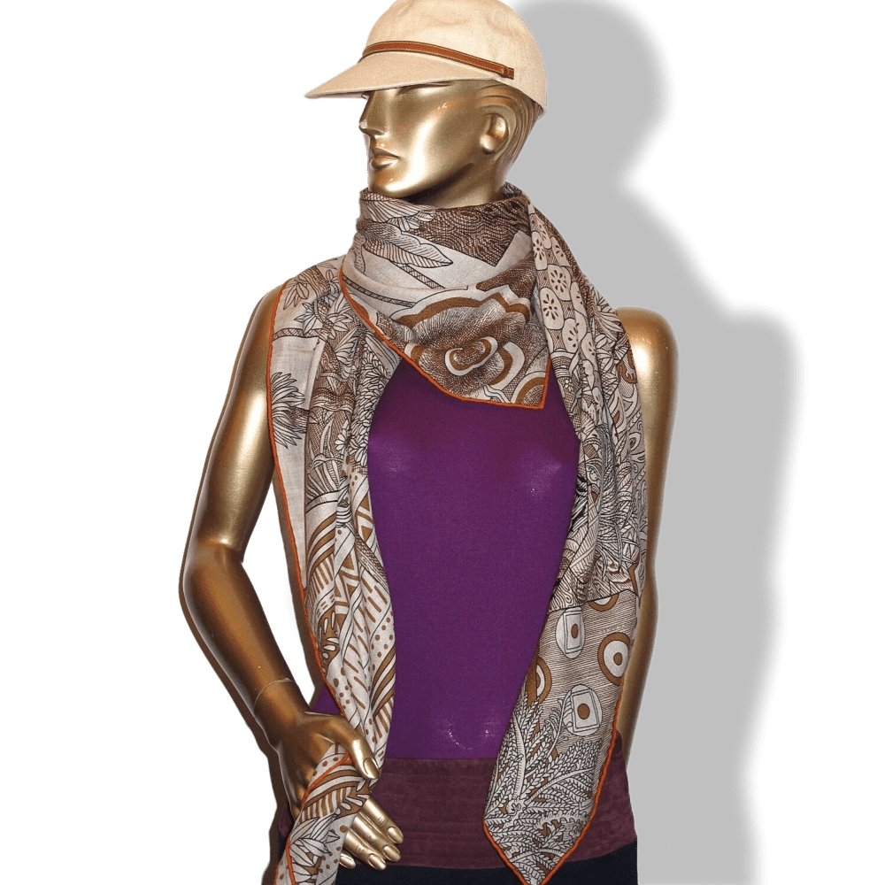 Hermes ACTE III, SCENE I, LA CLAIRIERE by Baribeaud Cashmere Shawl 140