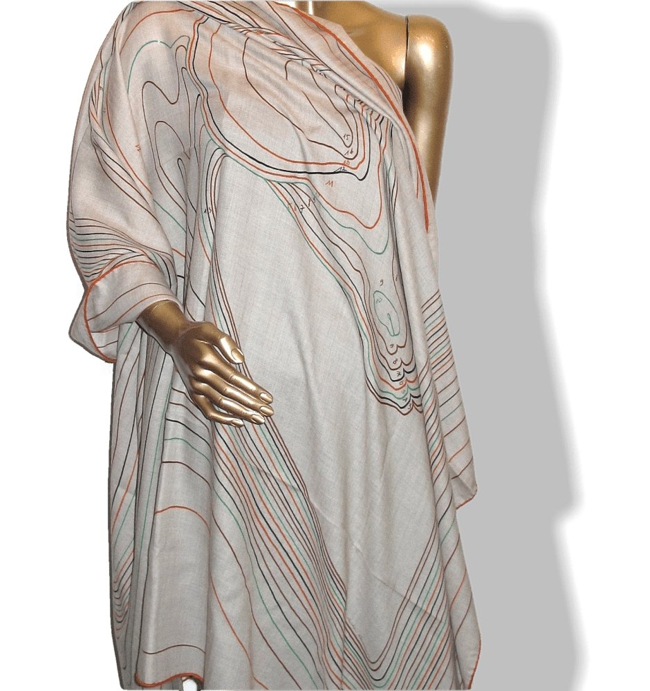 Hermes Pegase - Paysage Unisex Cashmere Shawl 140