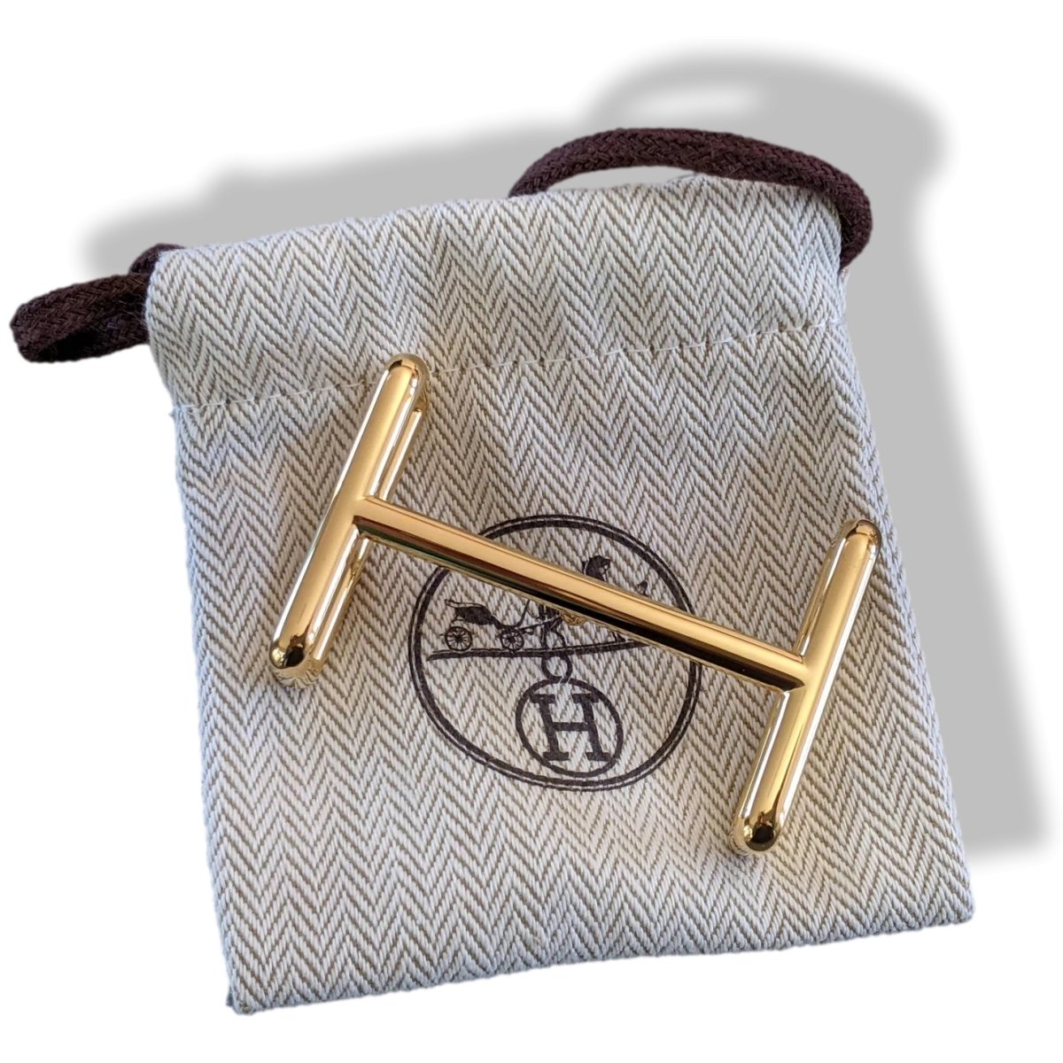Hermes 2019 Plated Gold IDEM Buckle H 32mm