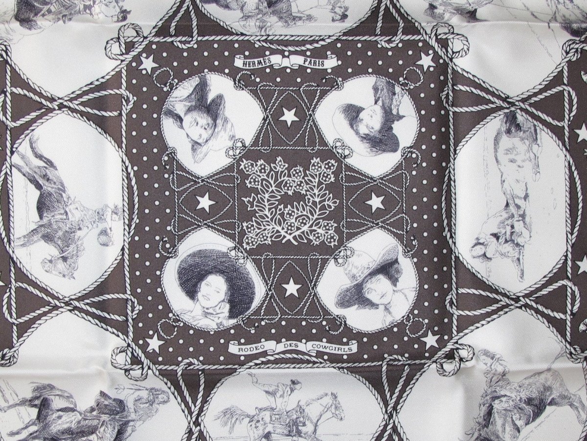Hermes Rodeo des Cowgirls by Kermit OLiver Bandana 55