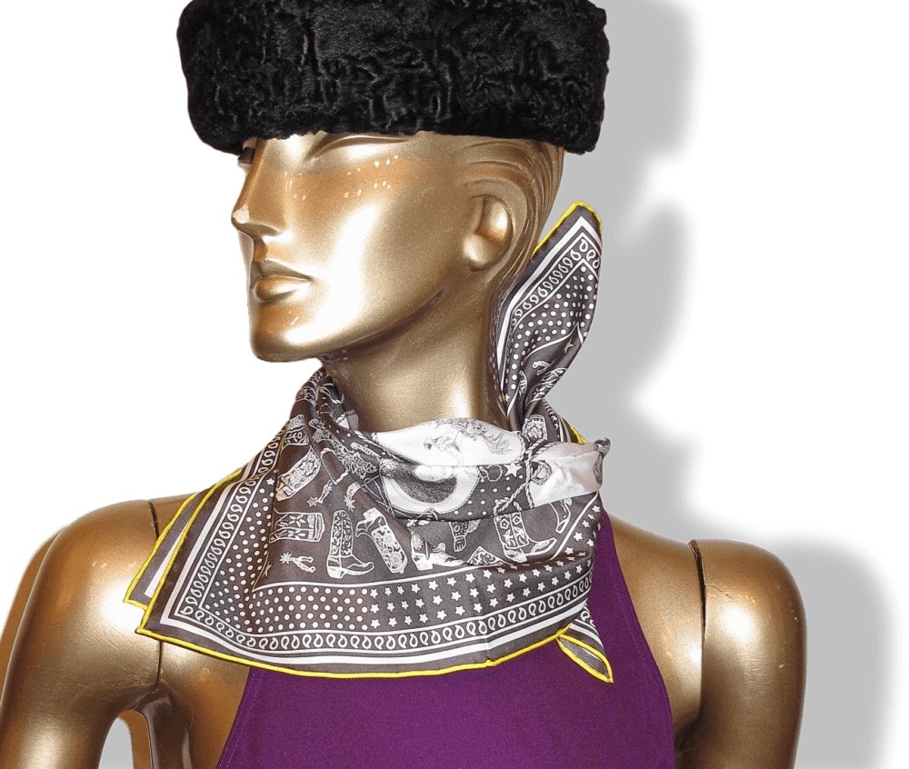 Hermes Rodeo des Cowgirls by Kermit OLiver Bandana 55