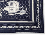 Hermes 2020 Marine/Blanc/Noir EX-LIBRIS Cashmere Bandana 55, BNWT!