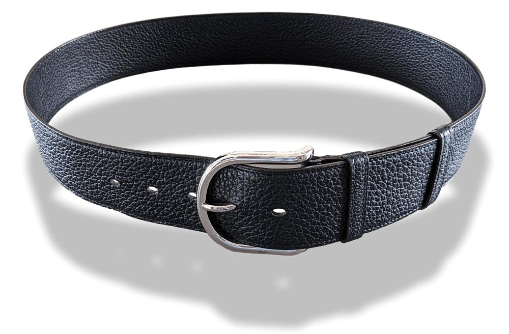 Hermes [22] Supple Vintage Black Togo Calfskin Complete Belt 50 MM Sz90cm, BNWIB! - poupishop