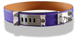 Hermes [24] 2013 Purple Epsom/Gold Box Calfskin COLLIER DE CHIEN Complete Belt GM Sz90cm, BNIB! - poupishop