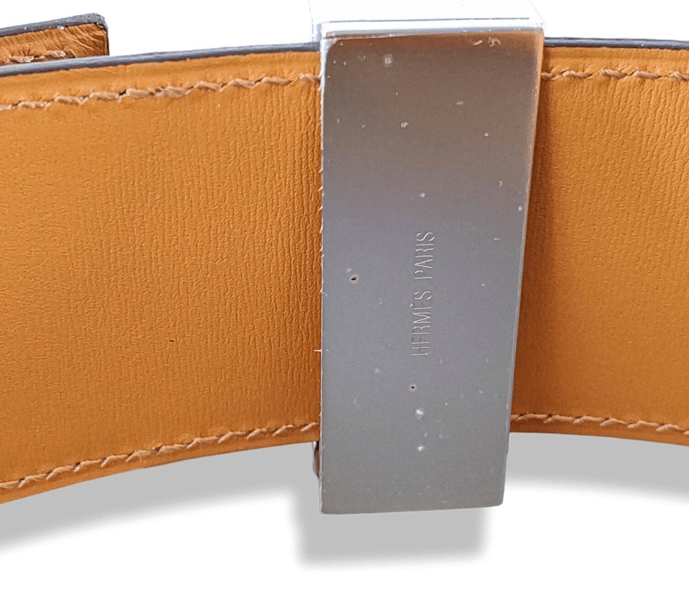 Hermes [24] 2013 Purple Epsom/Gold Box Calfskin COLLIER DE CHIEN Complete Belt GM Sz90cm, BNIB! - poupishop