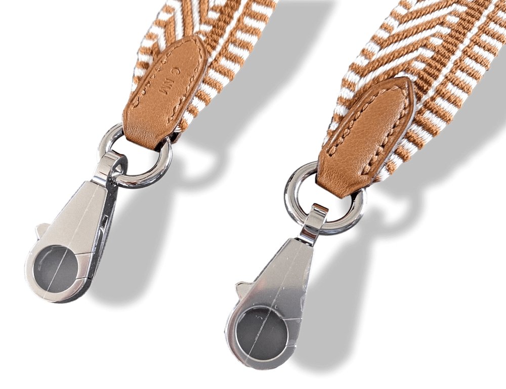 Hermes [26] Ecru/Beige/Gold Swift SANGLE CAVALE 25 MM AG Bag Strap 105, BNIB! - poupishop