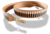 Hermes [29] Gold/Noir/Craie Epsom SANGLE TRESSAGE 40 MM OR Bag Strap 105, BNIB! - poupishop