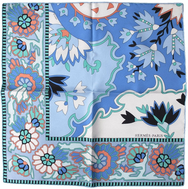 Hermes Paisley from Paisley Twill Gavroche Scarf 45 cm