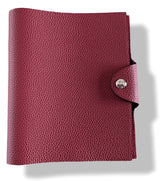 Hermes [31] Rouge Grenat Togo Calfskin ULYSSE PM NoteBook Cover, BNWTIB! - poupishop