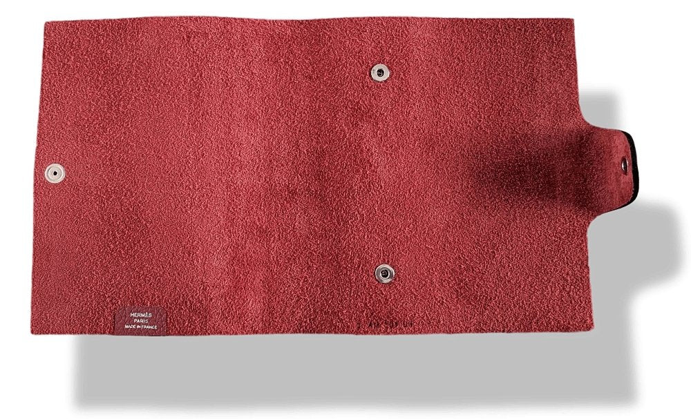 Hermes [31] Rouge Grenat Togo Calfskin ULYSSE PM NoteBook Cover, BNWTIB! - poupishop