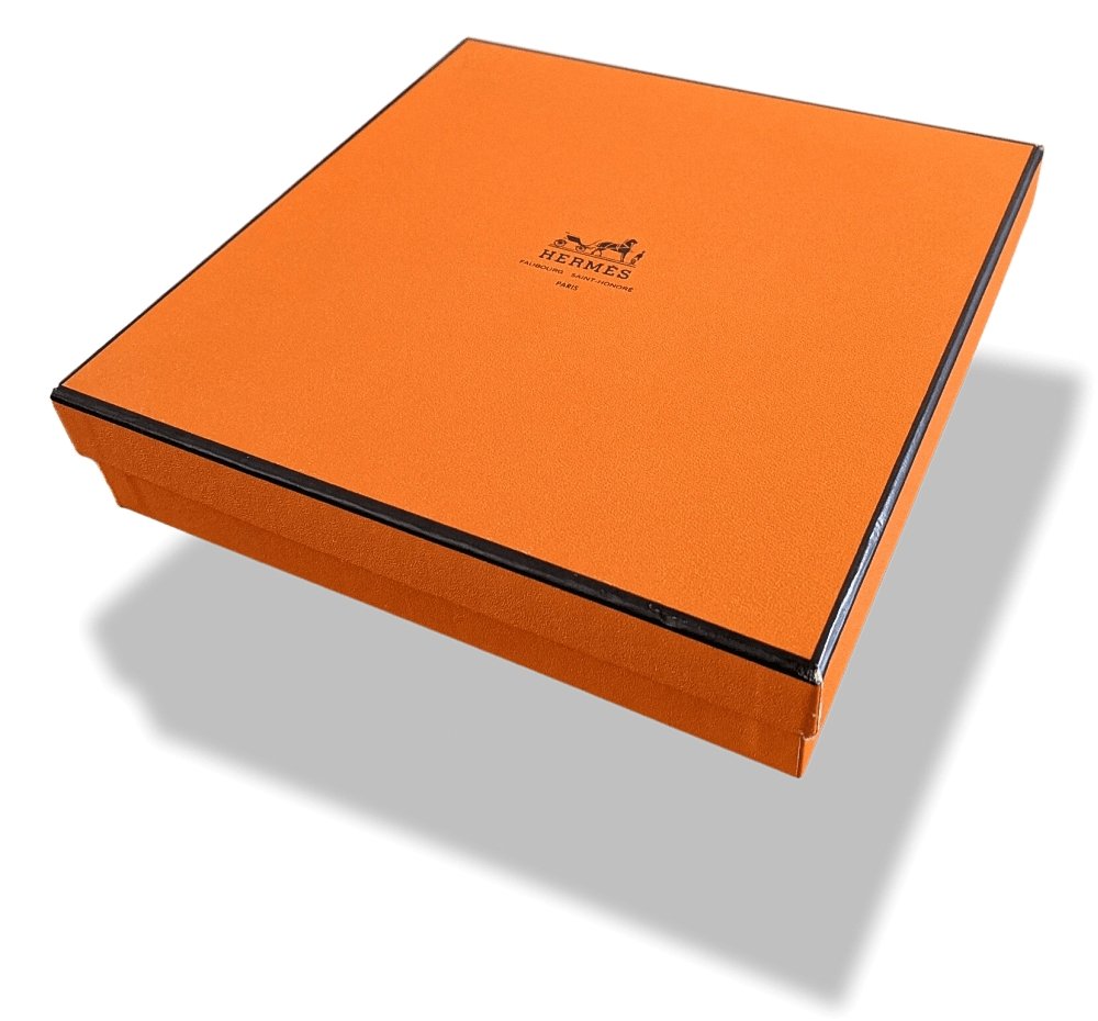 Hermes [38] 1995 Beige Rosé/Rouge-Brun Reversible Box/Box Leather Strap Belt 32 MM Sz100, NIB! - poupishop