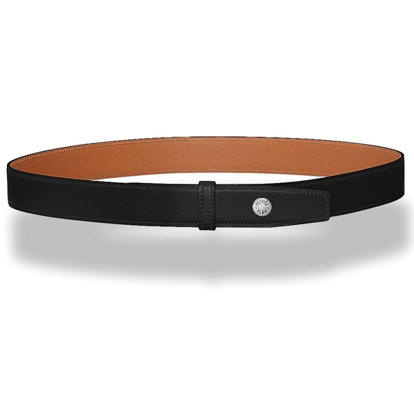 Hermes [39] Black Sombrero II Calfskin PORTLAND Complete Belt 32 MM, BNIB! - poupishop