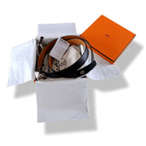 Hermes [39] Black Sombrero II Calfskin PORTLAND Complete Belt 32 MM, BNIB! - poupishop