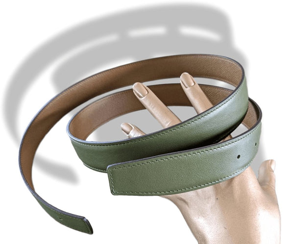 Hermes [4] 2012 Canopee Box/Alezan Epsom Reversible Leather Strap Belt 32 MM Sz110, NIB! - poupishop