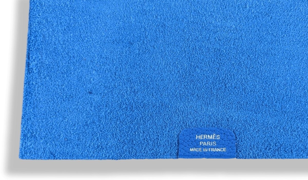 Hermes [41] Bleu Zellige Togo Calfskin ULYSSE MM NoteBook Cover, BNIB! - poupishop