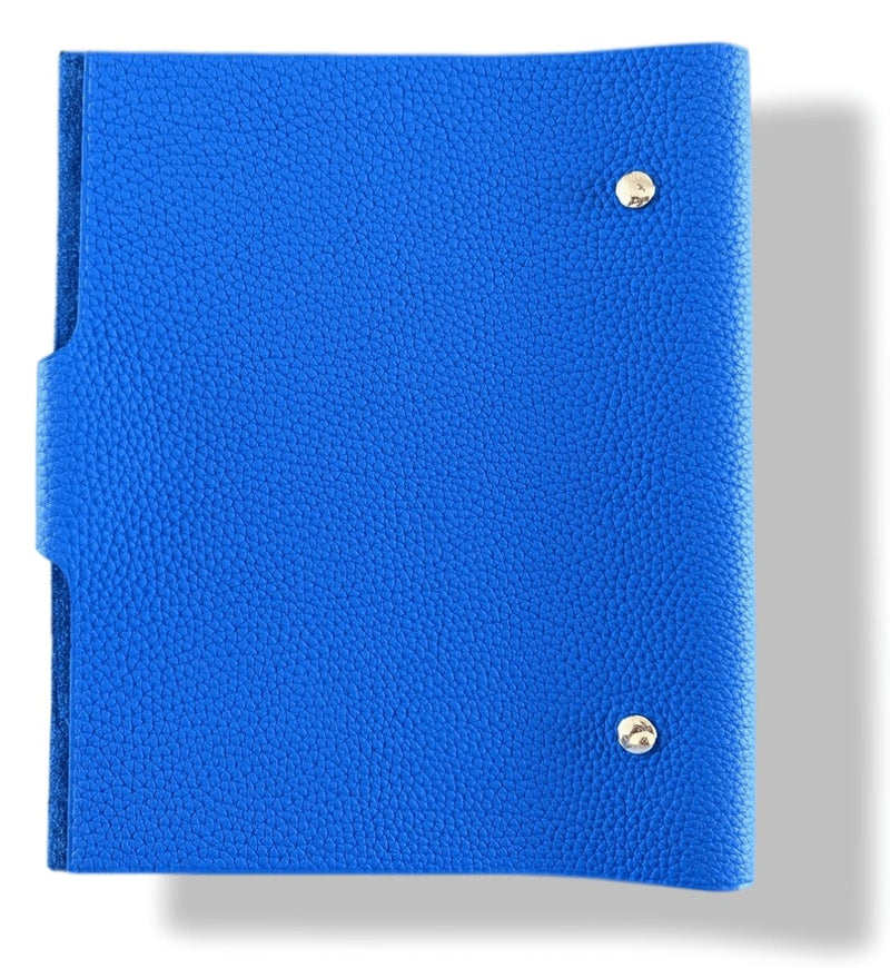 Hermes Bleu France/Mauve Sylvester Togo Leather Ulysse Nano Bag