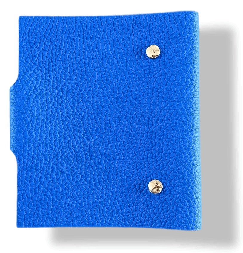 Hermes [43] Bleu Zellige Togo Calfskin ULYSSE PM NoteBook Cover, BNWIB! - poupishop