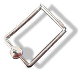 Hermes [46] Silver and Palladium H OSCAR Belt Buckle 38 mm, BNIB! - poupishop