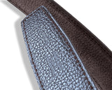 Hermes [5] Ebene Taurillon Gaucho/ Vache Liegee Reversible Leather Strap Belt 32 MM, NIB! - poupishop
