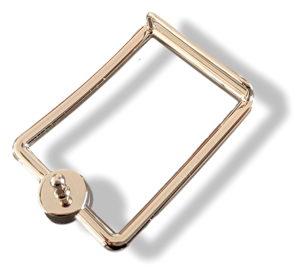 Hermes [51] Permabrass H OSCAR Belt Buckle 38 mm, New with Pouch! - poupishop