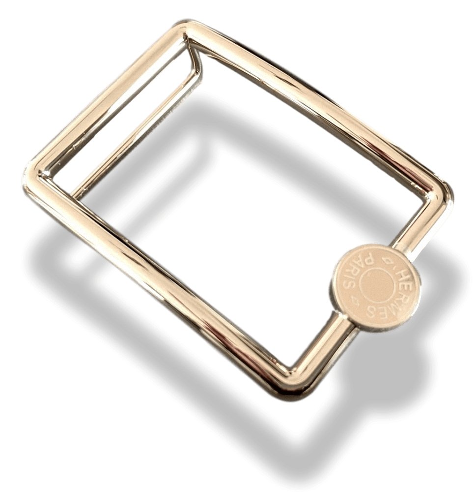 Hermes [51] Permabrass H OSCAR Belt Buckle 38 mm, New with Pouch! - poupishop